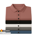 Camisas Polo em Tecido Premium Ice Silk! [COMPRE 3 & LEVE 5]