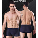 KIT4 Cueca masculina de seda gelada aerada